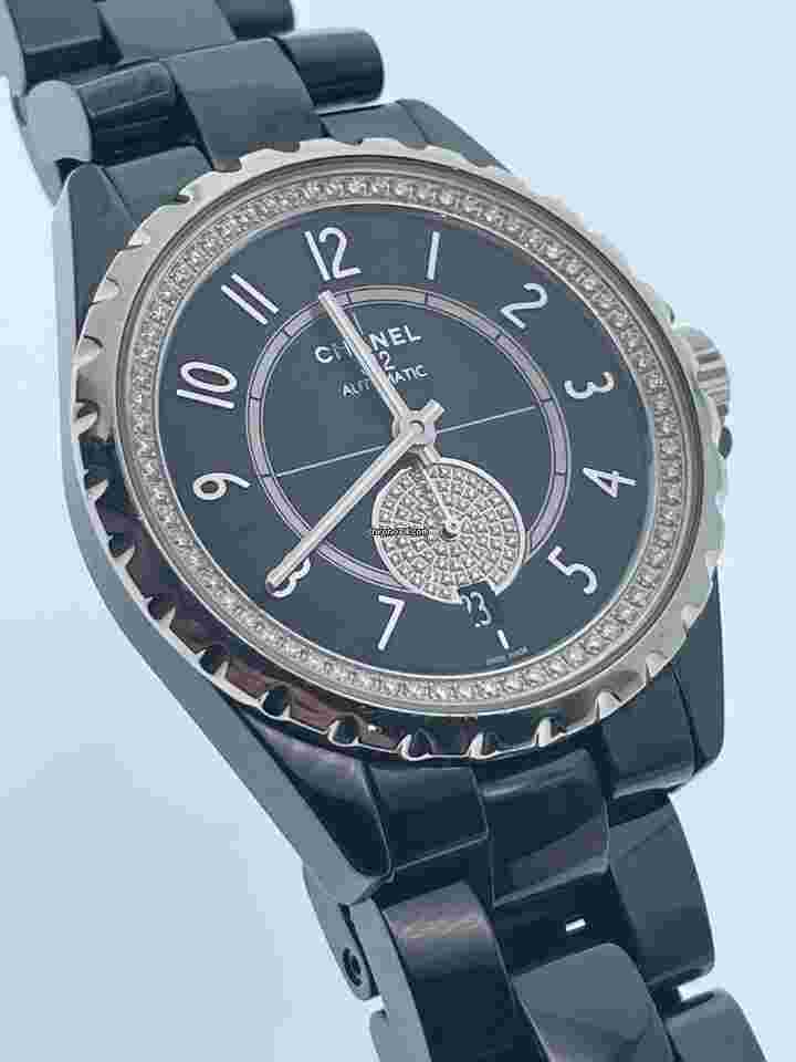 Chanel J12
                           
                                 Black Ceramic and Diamonds