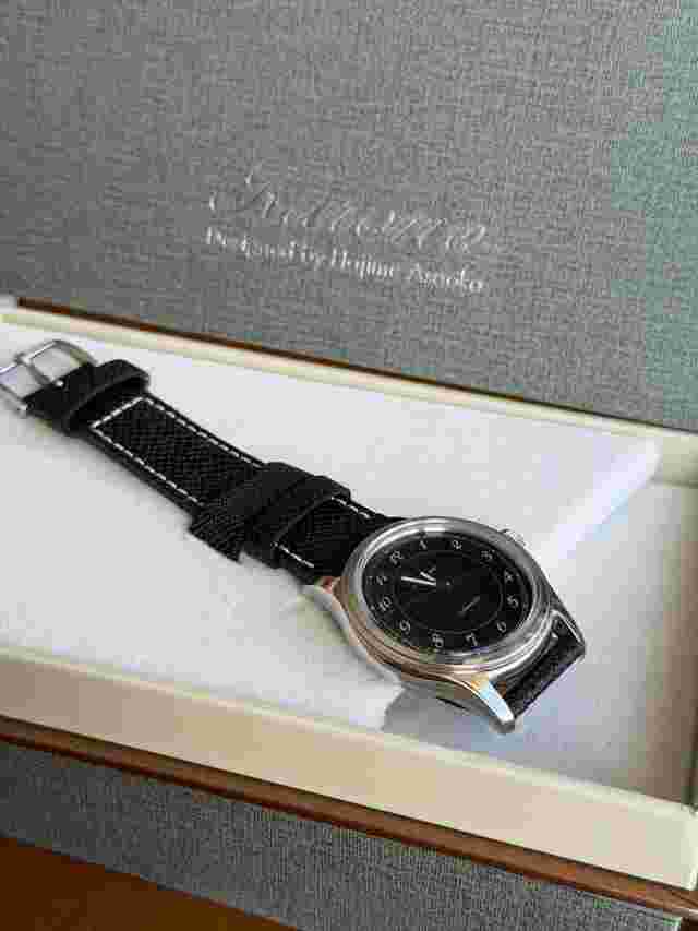 Kurono Tokyo 2024 KURONO 34MM 'CALLIGRA' SPECIAL PROJECT Stark Black Full set weared only 1 time