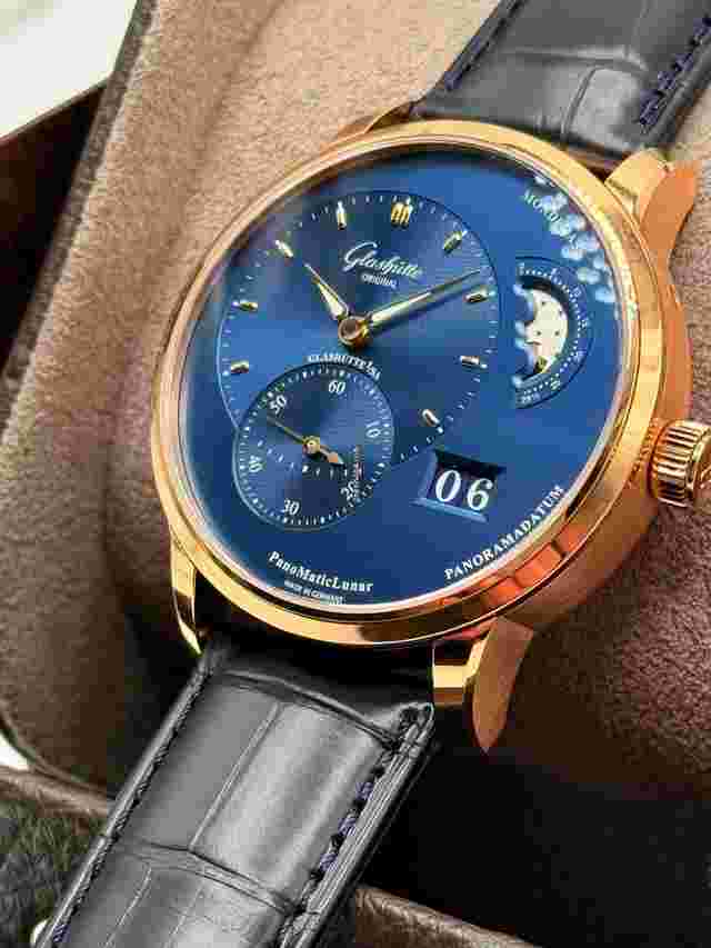 Glashütte Original PanoMaticLunar
                           
                                 NEW 2024 Panomaticlunar Blue 18KT Red Gold