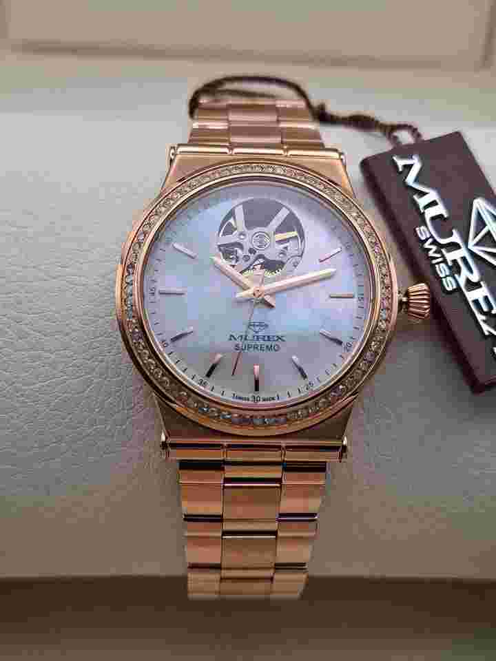 Murex Supremo Open-Heart Diamond Automatik Full Set Diamond Certificate NP 1750 CHF!!