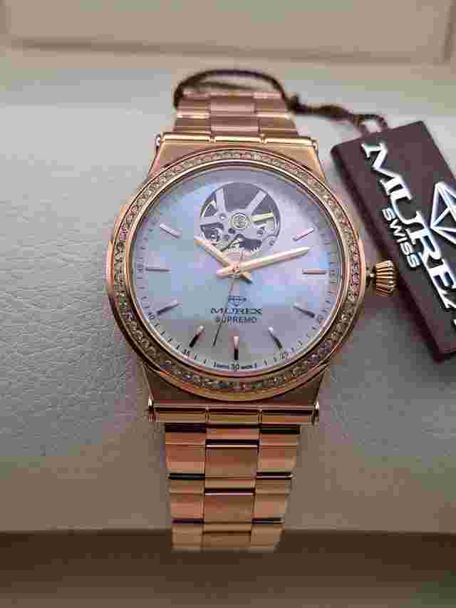 Murex Supremo Open-Heart Diamond Automatik Full Set Diamond Certificate NP 1750 CHF!!