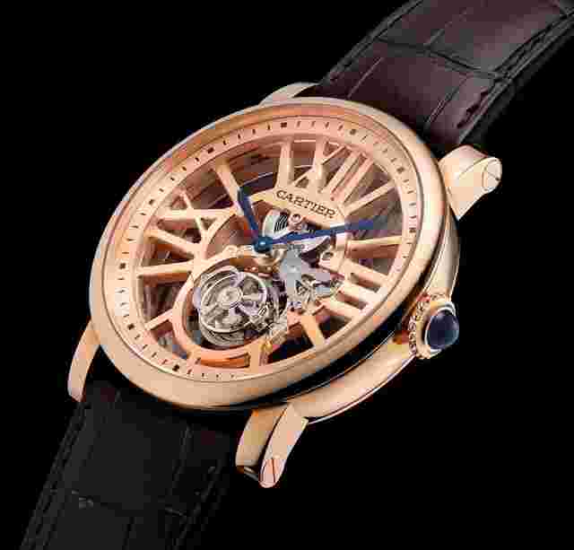 Cartier Rotonde de Cartier
                           
                                 Skeleton Flying Tourbillon 18k Rose Gold Limited Edition Full Set 2023 Service