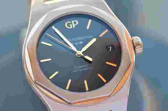 Girard Perregaux Laureato
                           
                                 42MM Onyx Dial 18K Pink Gold 81010-52-3118-1CM