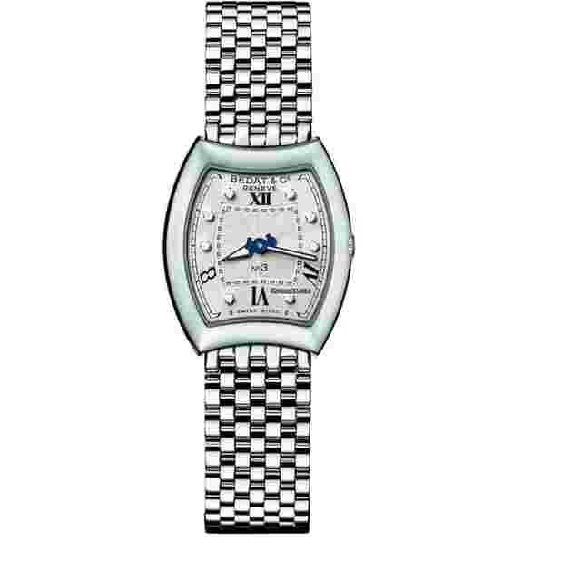 Bedat & Co Nº3
                           
                                 No. 3 Diamond Silver Dial Quartz Stainless Steel Ladies Watch 305.011.109