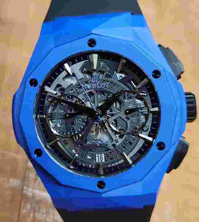Hublot
                           
                                 Classic Fusion Aerofusion Orlinski Blue Ceramic Limited Edition Of 200 Pieces NEW UNWORN