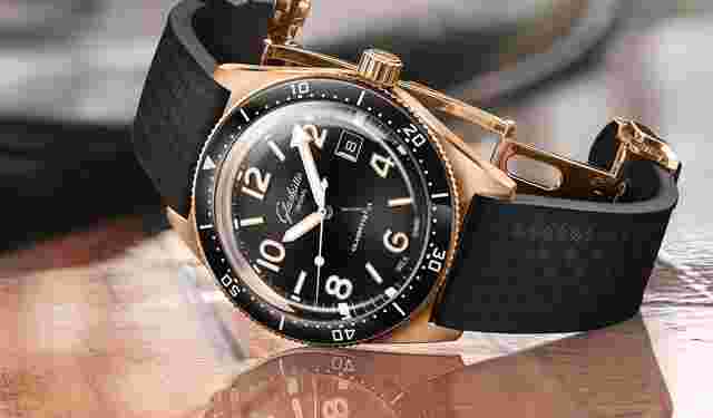 Glashütte Original SeaQ
                           
                                 Automatic 39.5mm Rose Gold & Deployant Buckle Mens Watch NEW UNWORN 1-39-11-17-91-33