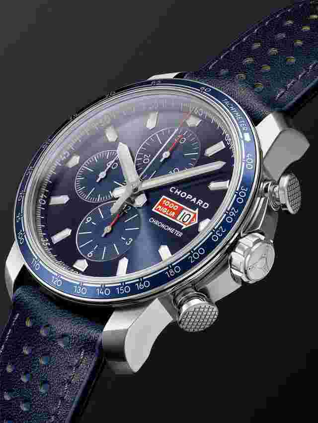 Chopard Mille Miglia
                           
                                 GTS Azzurro Limited Edition Blue Chronograph Watch NEW UNWORN 168571-3007