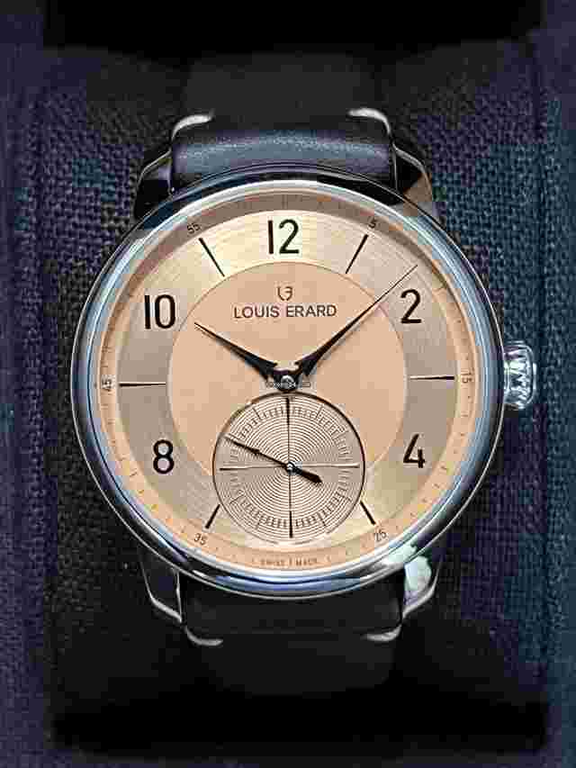 Louis Erard
                           
                                 Petite Seconde Terracotta Automatic Stainless Steel Leather Men's Watch 34238AA07.BVA26