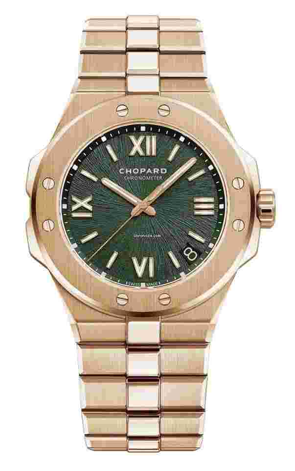 Chopard Alpine Eagle
41mm Rose Gold Green Dial NEW UNWORN 295363-5007