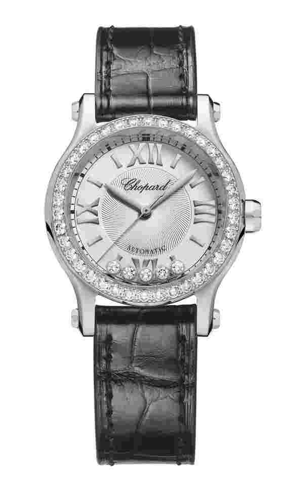 Chopard Happy Sport
                           
                                 Automatic 30mm Size Silver Dial Diamonds NEW UNWORN 278573-3013