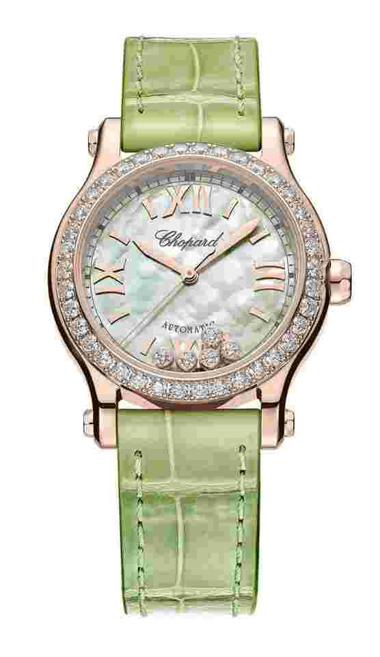Chopard Happy Sport
                           
                                 Automatic 30mm Rose Gold Diamonds NEW UNWORN 274893-5016
