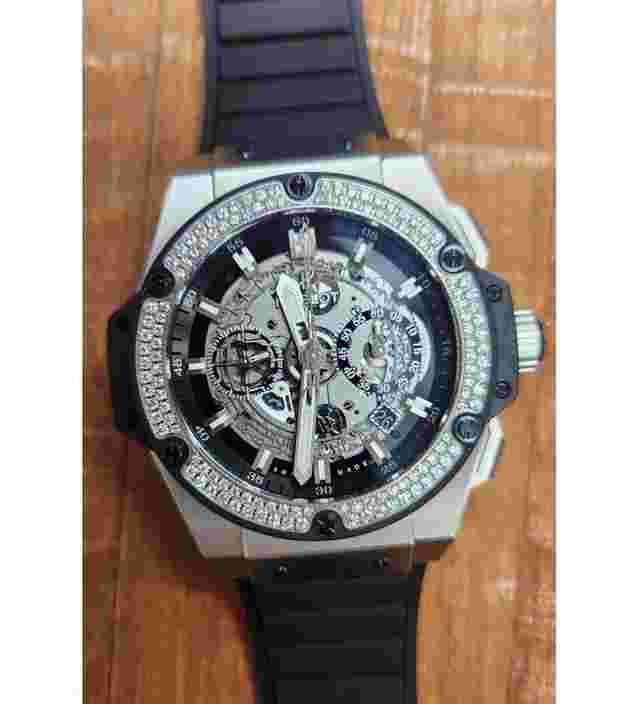 Hublot King Power
                           
                                 Unico Diamonds Flyback Chronograph 48mm NEW UNWORN 701.NX.0170.RX.1104