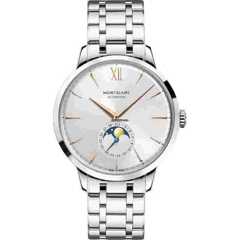 Montblanc Heritage Spirit
Moonphase 41mm Automatic Silver Dial Stainless Steel Watch 111621