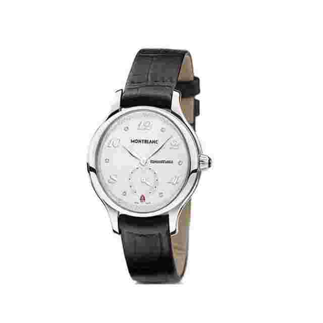 Montblanc Princess Grace De Monaco
                           
                                 Diamond 34mm White Dial Stainless Steel Ladies Watch 106884