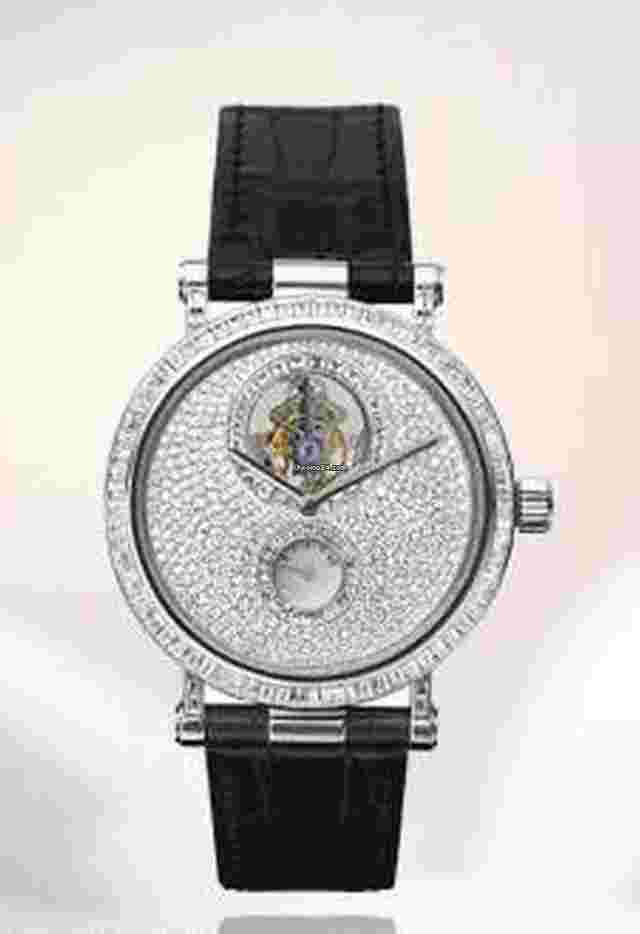 Van Cleef & Arpels
                           
                                 Midnight Tourbillon Vendome 18K White Gold & Diamonds Unisex Watch