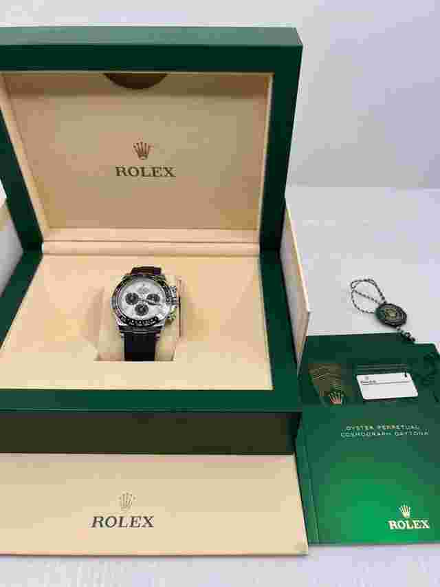 Rolex Daytona
                           
                                 New Unworn Meteorite Dial White Gold Oysterflex Daytona