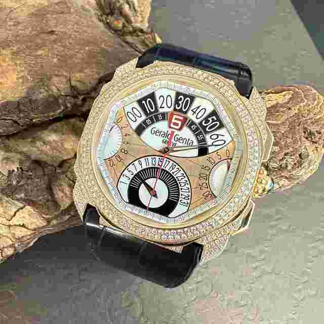 Gérald Genta Octo Chrono Quattro - UNIKAT - FULL SET 2008 - Ref. OQC.Z.50.581.CN.BD