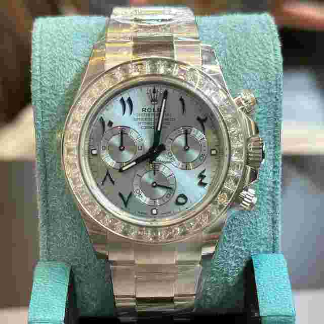 Rolex Daytona
                           
                                 116576TBR Arabic Ice Blue Dial Full Stickers 2023