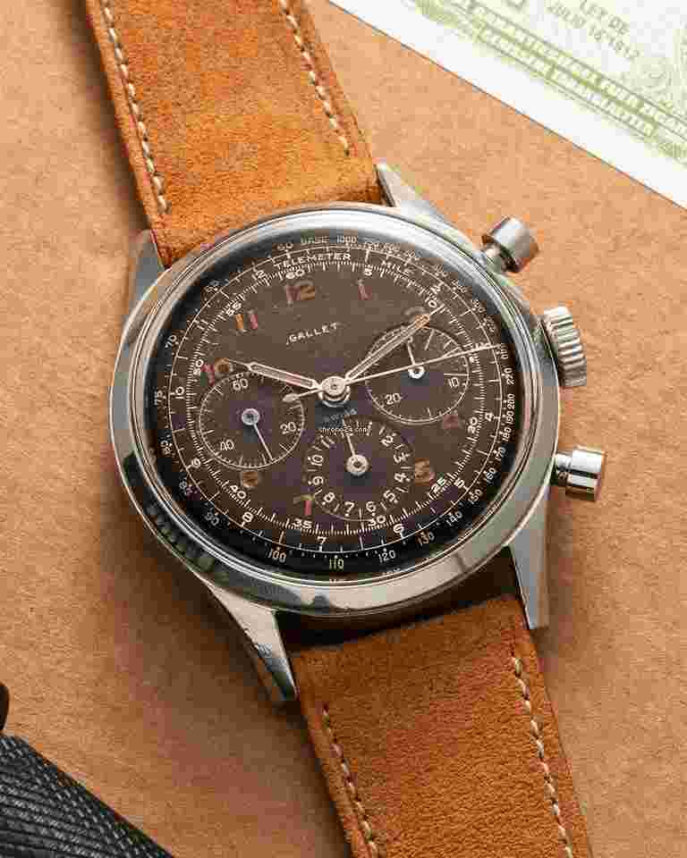 Gallet
Multichron Jim Clark Chronograph 12H Tropical Vintage