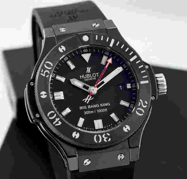 Hublot Big Bang King
                           
                                 300m Microblasted Black Ceramic & Titanium Black Magic 312.CM.1120.RX