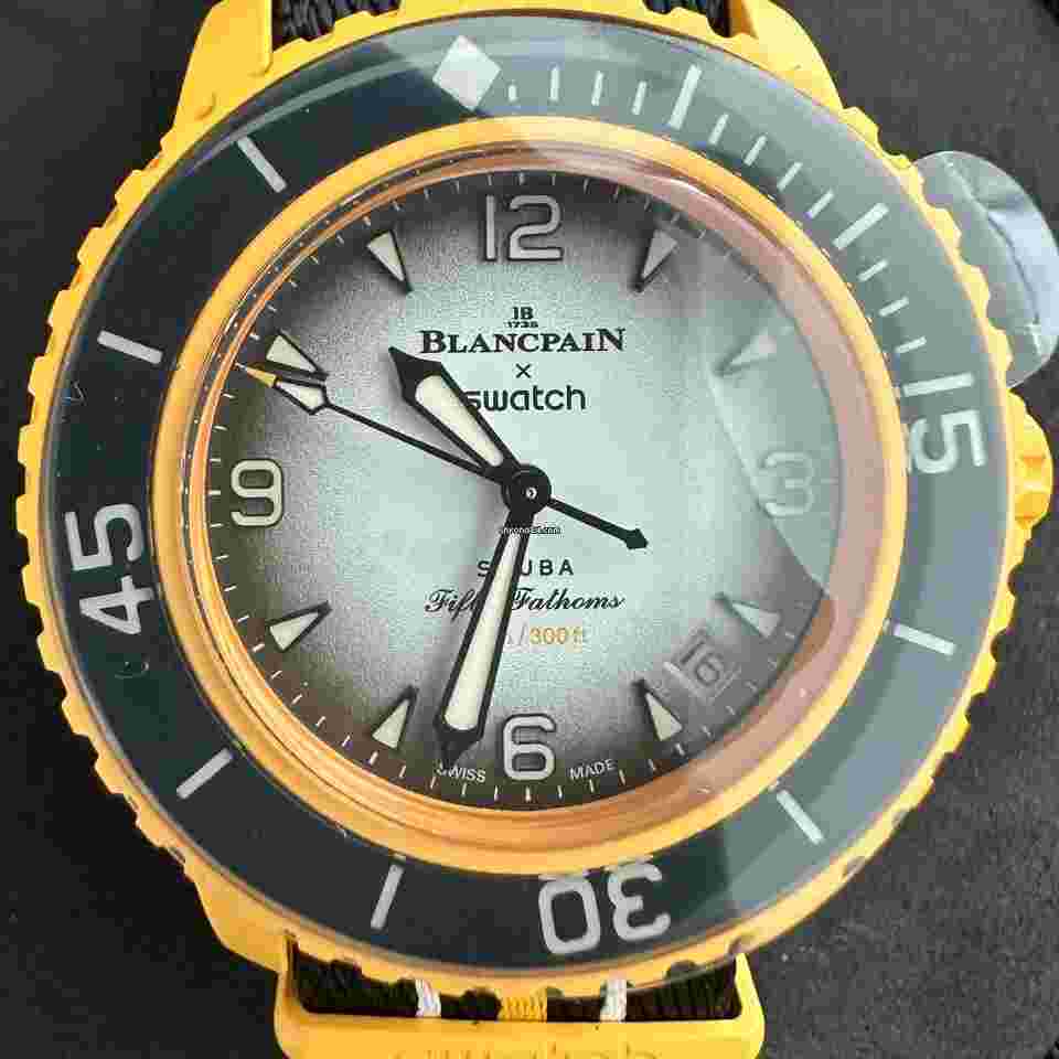 Swatch Scuba Fifty Fathoms
Blancpain Scuba Fifty Fathoms Pacific Ocean White 42 SO35P100
