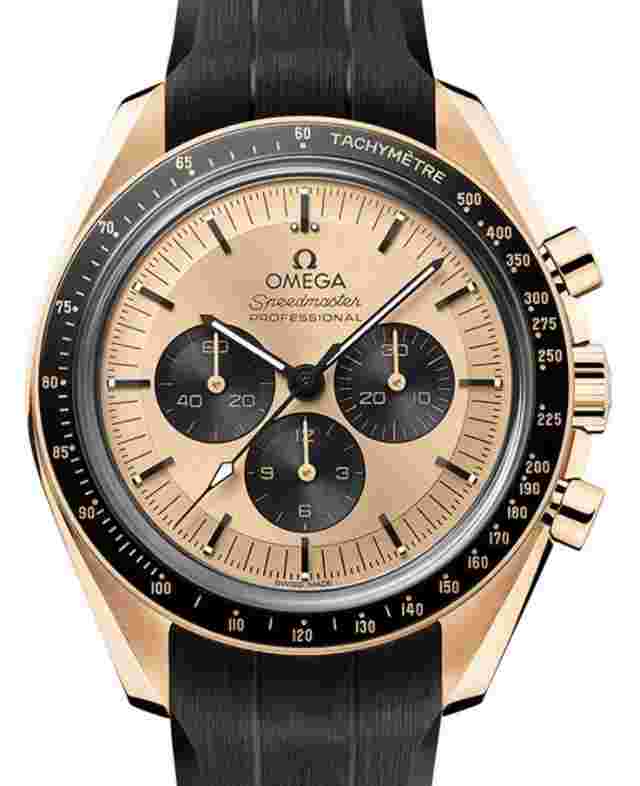 Omega Speedmaster Professional Moonwatch
                           
                                 Moonshine Yellow Gold Au750 42mm 310.62.42.50.99.001