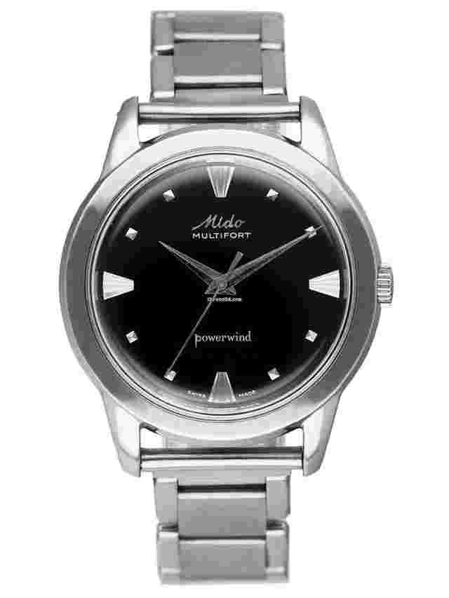 Mido Multifort
                           
                                 Powerwind Black Dial Mens Watch