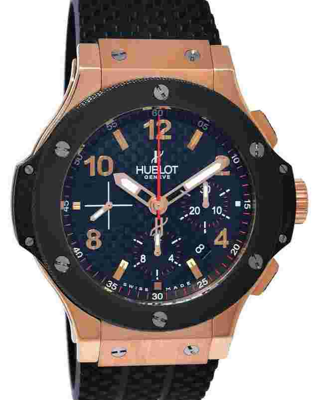 Hublot Big Bang 44 mm
                           
                                 Rose Gold Ceramic Black Dial 44mm Watch B/P 301.PB.130.RX