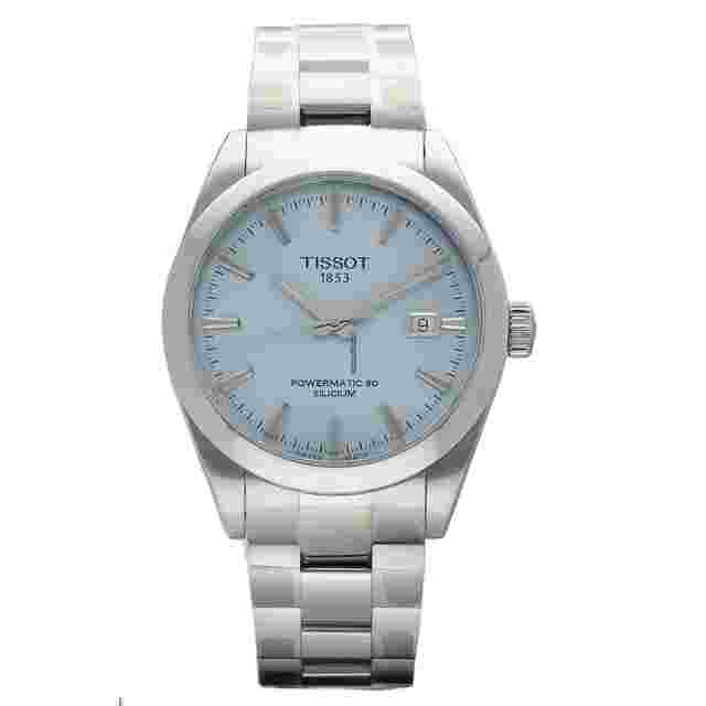 Tissot Gentleman
                           
                                 T127.407.11.351.00 Gentleman Powermatic 80 Silicium 40 mm Ice Blue Mens Watch