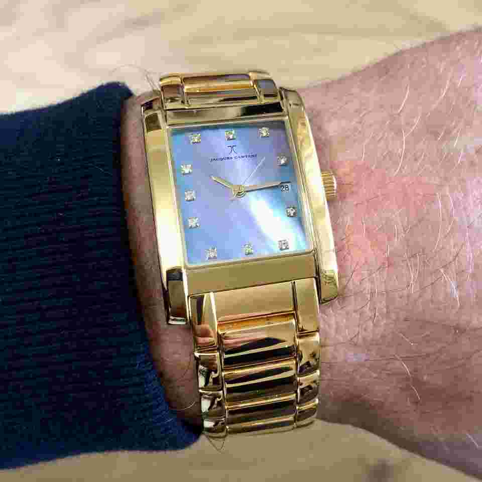 Jacques Cantani - NOVA / JAPAN JustDate quartz / MOTER of PEARL / UNISEX / TOP condition / ORIGINAL box 