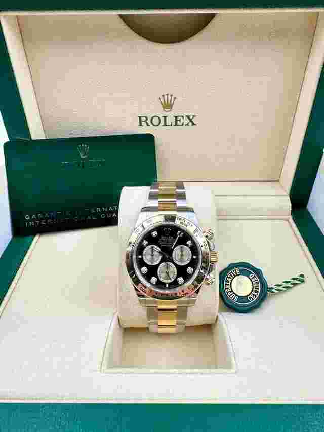 Rolex Daytona
                           
                                 126503 Two Tone Black Diamond Dial Unworn 2024