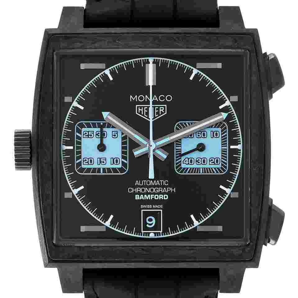 TAG Heuer
Monaco Limited Edition Black Dial Carbon Mens Watch CAW2190 Box Card