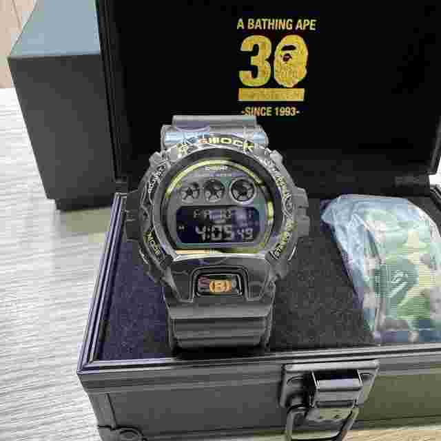 Casio G-Shock
                           
                                 2024 in Stock Final Sale G SHOCK 40th Anniversary x A BATHING APE (BAPE) 30th GM-6900BAPE
