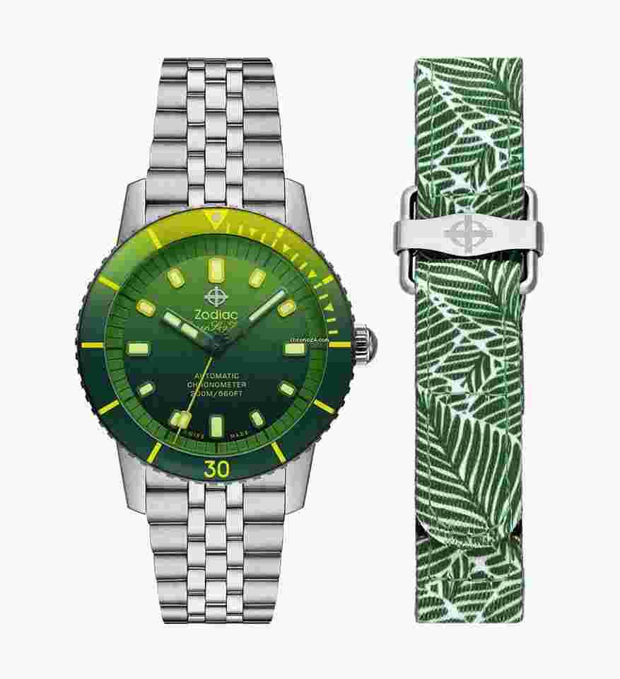 Zodiac Sea Wolf
                           
                                 ZO9295 Super Sea Wolf Set Compression Diver 40 mm Automatic Men's Watch