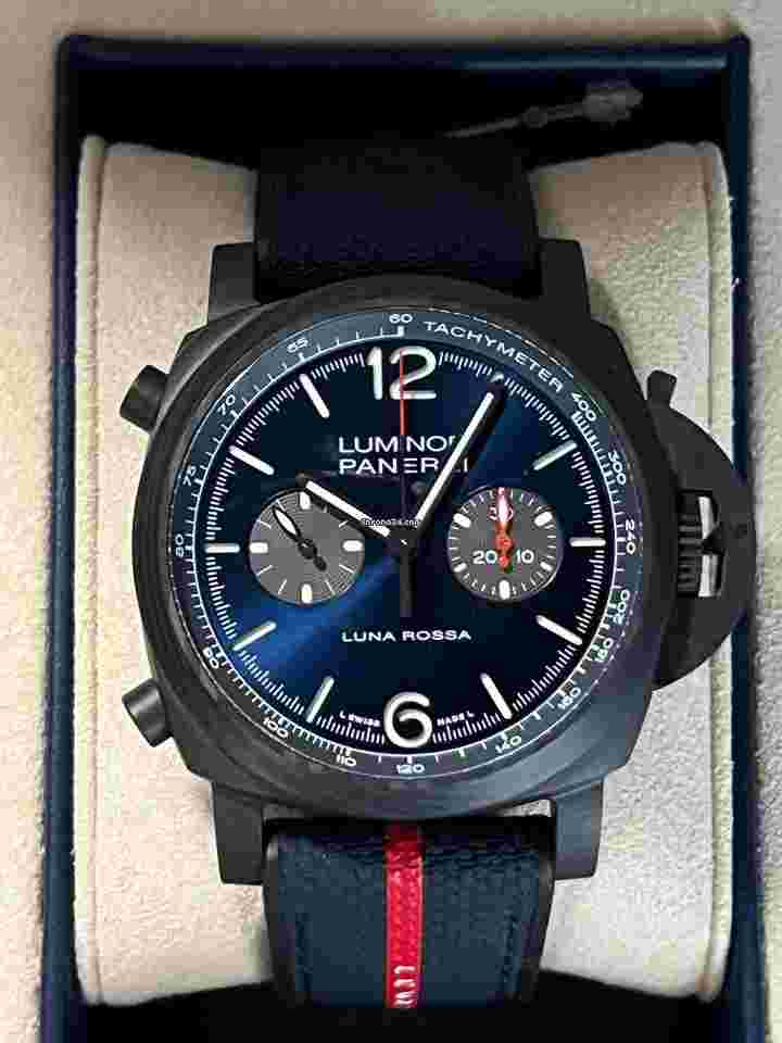 Panerai Luminor Luna Rossa
                           
                                 Chrono Carbotech Luna Rossa Experience Limited Edition 37 Pieces Pam1519