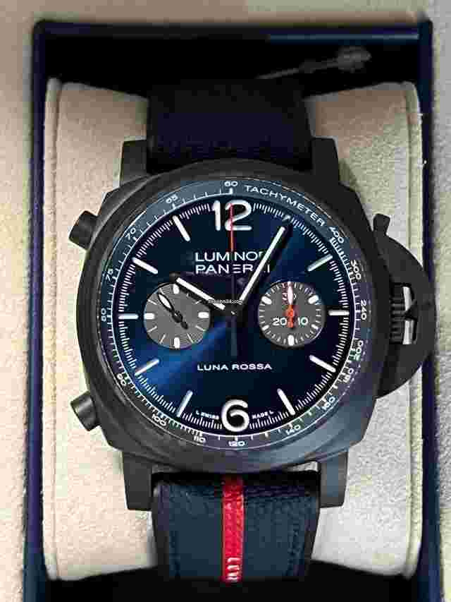 Panerai Luminor Luna Rossa
                           
                                 Chrono Carbotech Luna Rossa Experience Limited Edition 37 Pieces Pam1519
