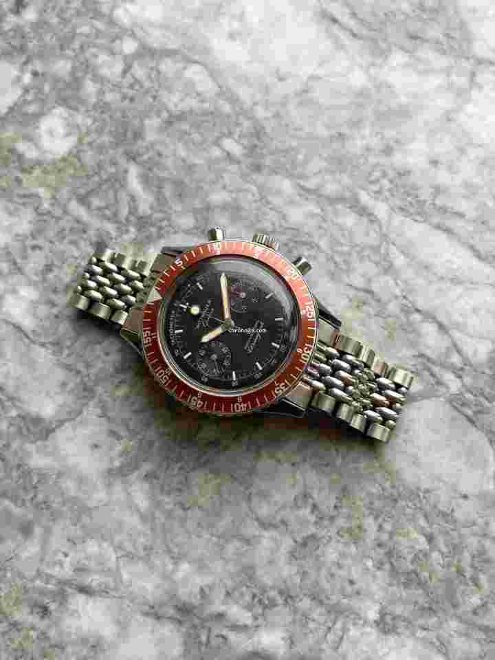 Wittnauer
                           
                                 Professional Vintage Chronograph 70s Ref. 7004A Manual Wind Black Dial 40mm.