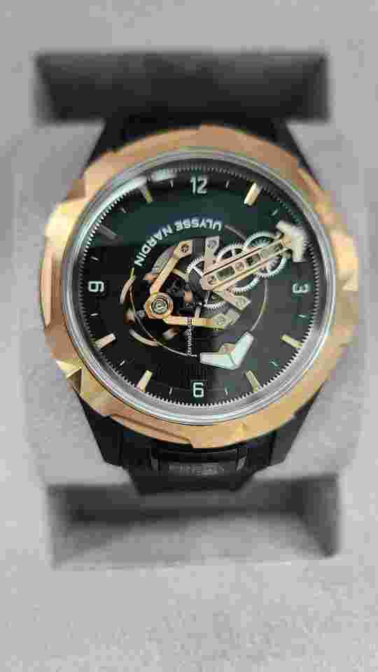 Ulysse Nardin Freak
                           
                                 ONE 44mm Black Dlc-Coated Titanium With Satin Finish Case NEW UNWORN