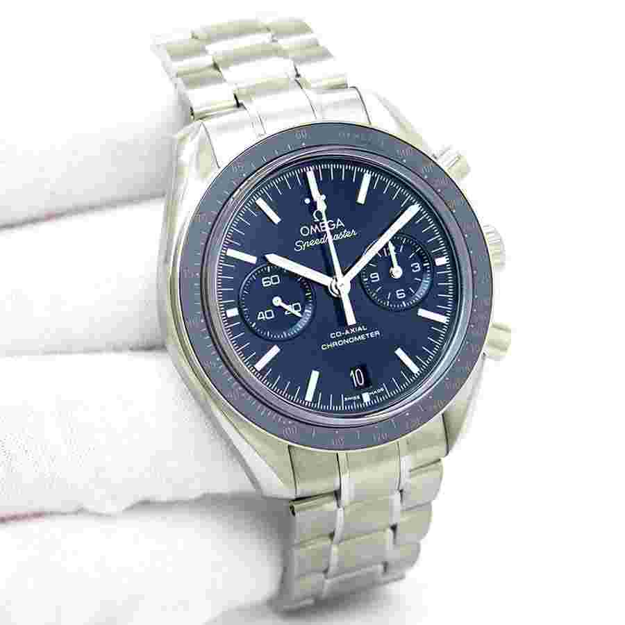 Omega Speedmaster
                           
                                 Two Counters Titanium Chronograph with Blue Dial