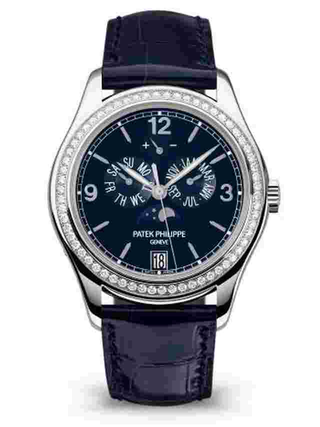 Patek Philippe Annual Calendar
                           
                                 Complications Annual Calendar Moonphase 18k White Gold & Diamonds Men's Watch