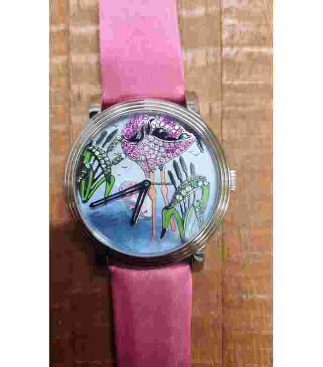 Boucheron Crazy Jungle Flamingo White Gold Watch NEW UNWORN