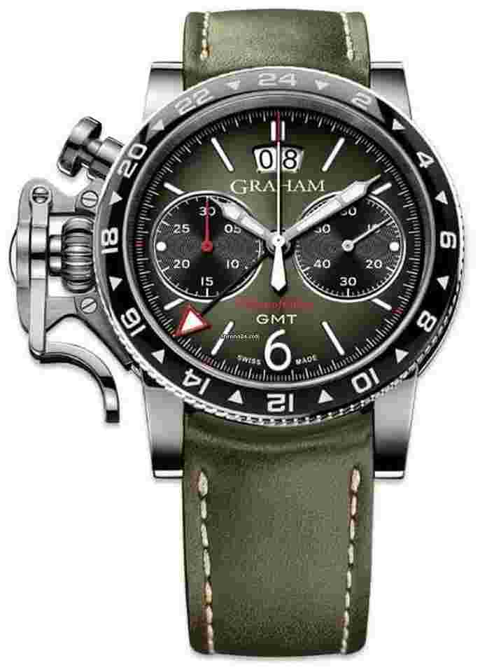 Graham Chronofighter
                           
                                 Vintage GMT Green Dial