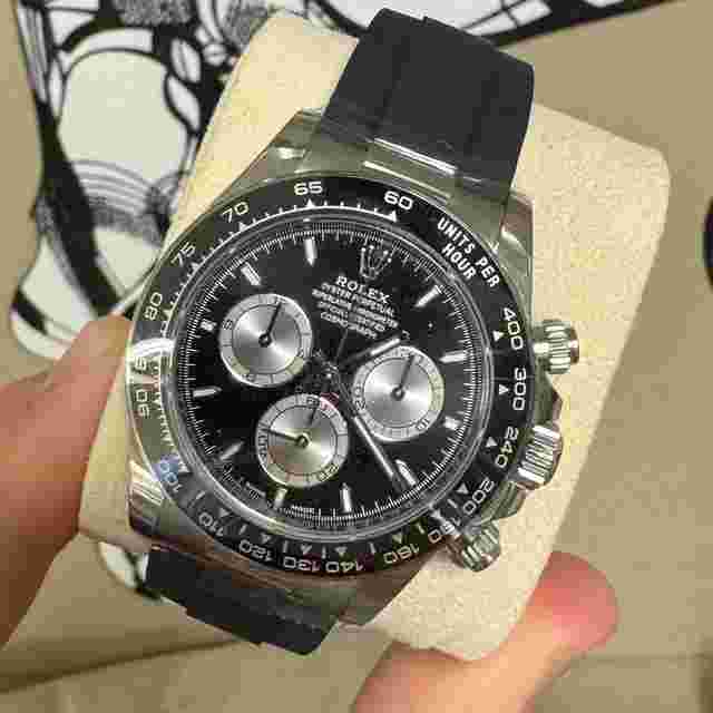 Rolex Daytona
                           
                                 WHITE GOLD BLACK DIAL - NEW - NEW NOVEMBER 2023 CARD 126519ln