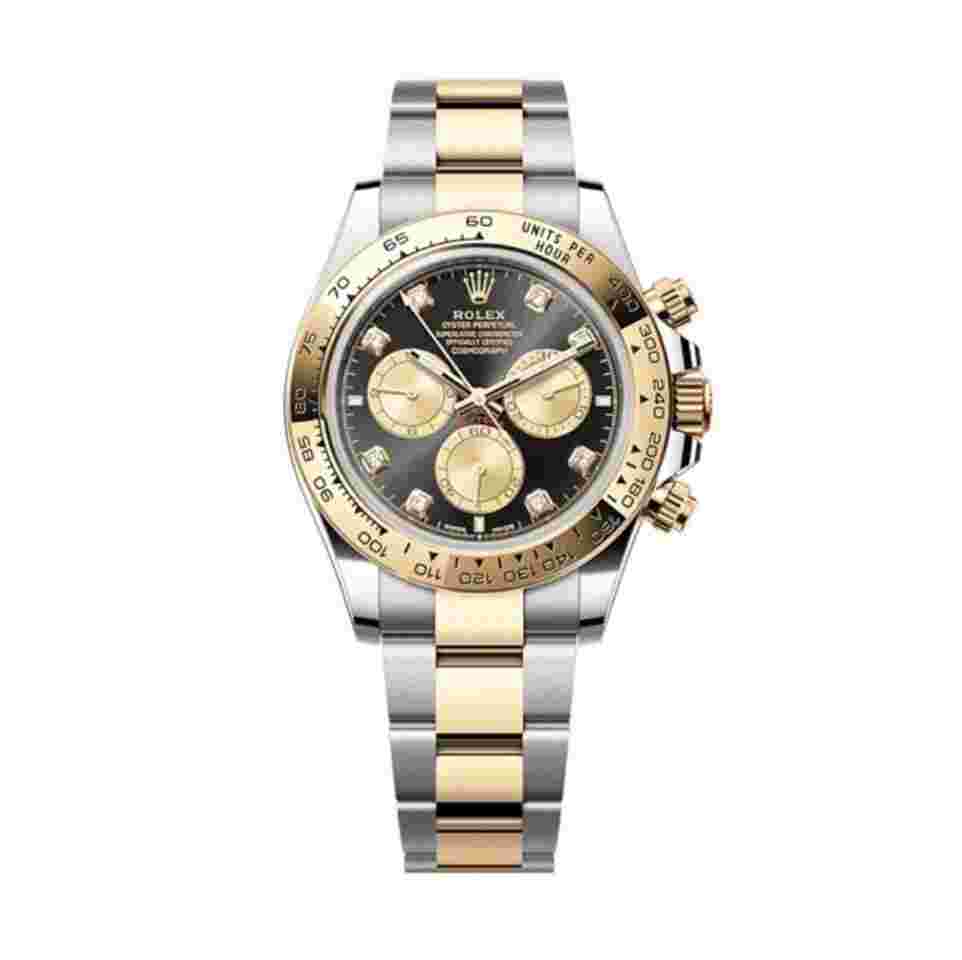 Rolex Daytona
Black Diamond Dial Two Tone Yellow Gold 126503 New 2024