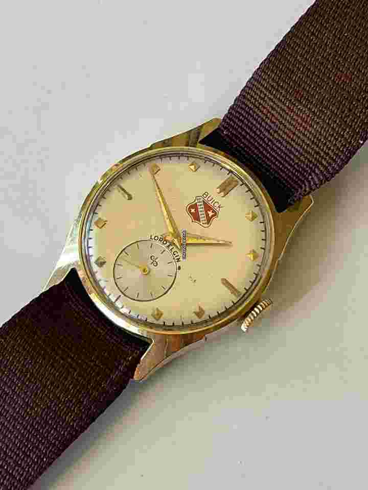 Elgin
                           
                                 Lord Elgin Buick Solid14K (585) Gold Classic Dress Award Vintage Swiss Made