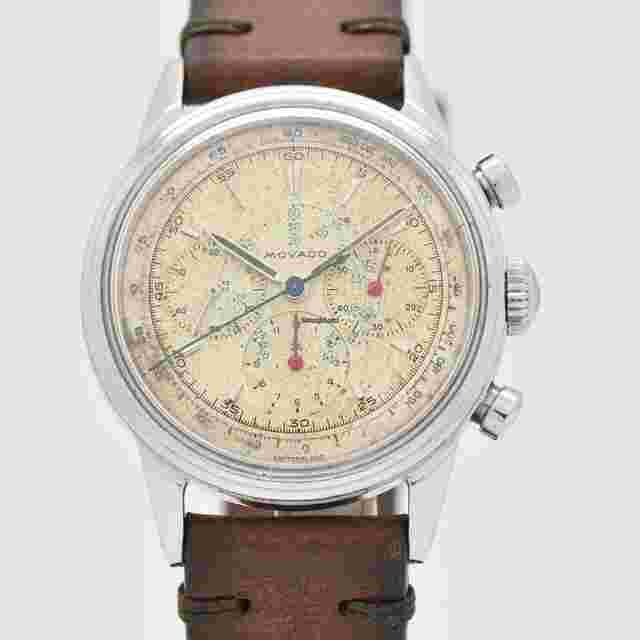 Movado
                           
                                 1950's Vintage Movado 3-Register Chronograph Sub-Sea Ref. 19058 Stainless Steel Watch ( 14570)