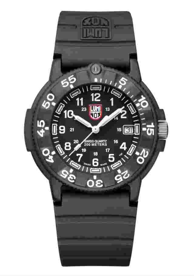 Luminox Original Navy Seal
                           
                                 XS.3001.F Carbonox Black White 43mm Rubber 200M Men's Watch