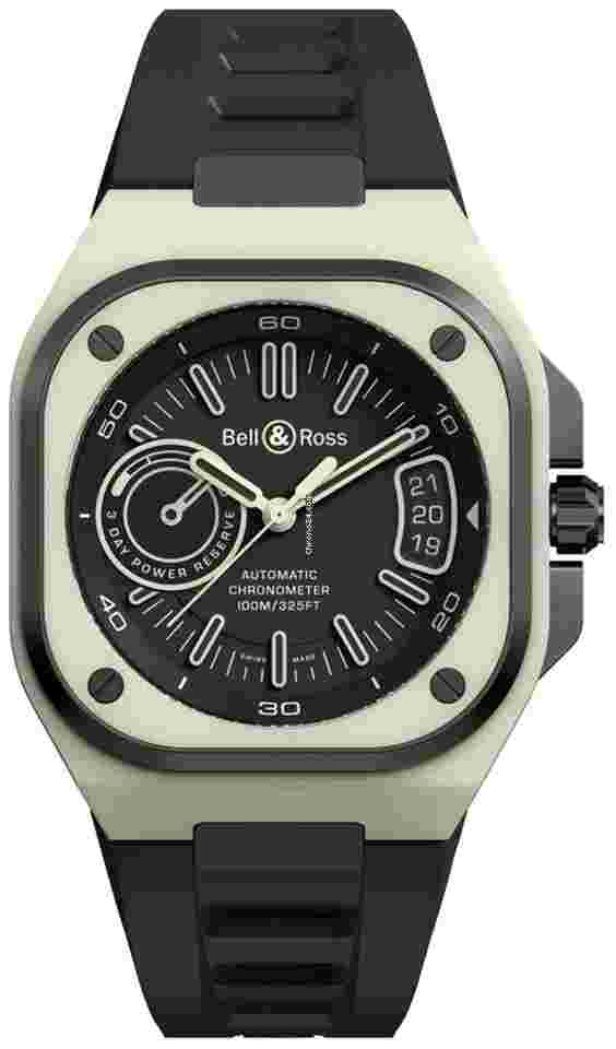 Bell & Ross
                           
                                 BR-X5 41mm BRX5R-LUM-TC/SRB GREEN LUM