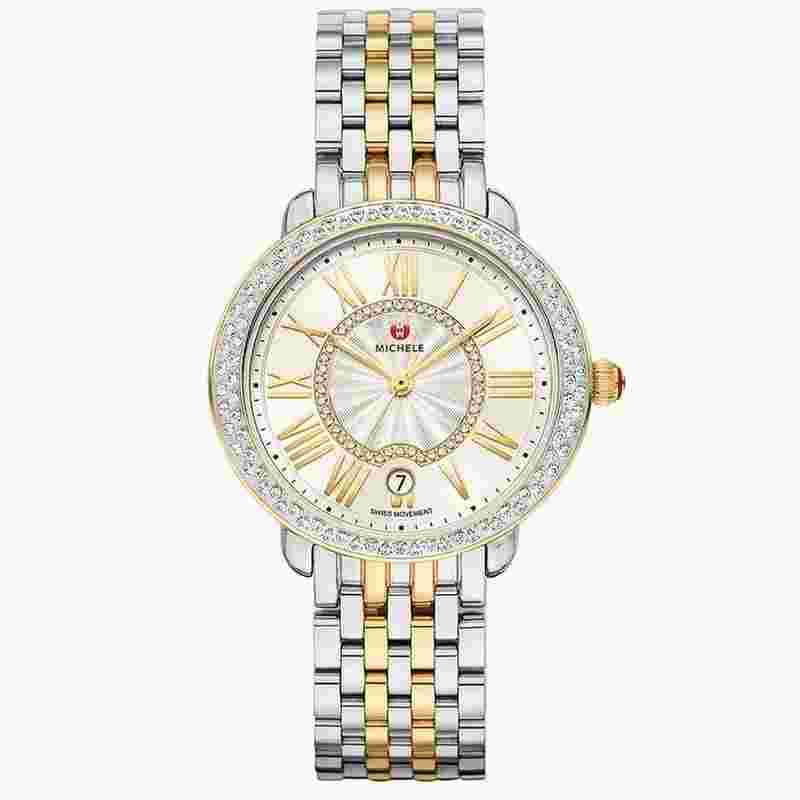 Michele Serein
                           
                                 Mid Two-Tone 36mm Diamond Women's Watch MWW21B000138