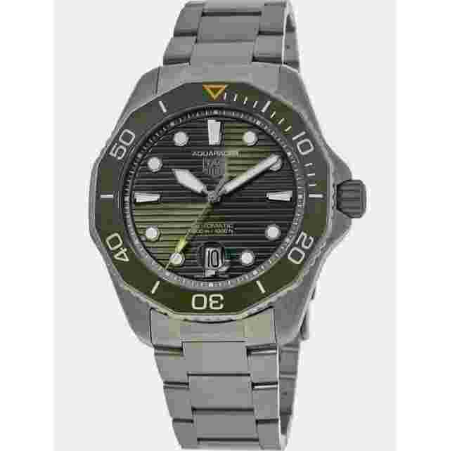 TAG Heuer Aquaracer 300M
                           
                                 Professional 300 green dial titanium case and bracelet WBP208B.BF0631